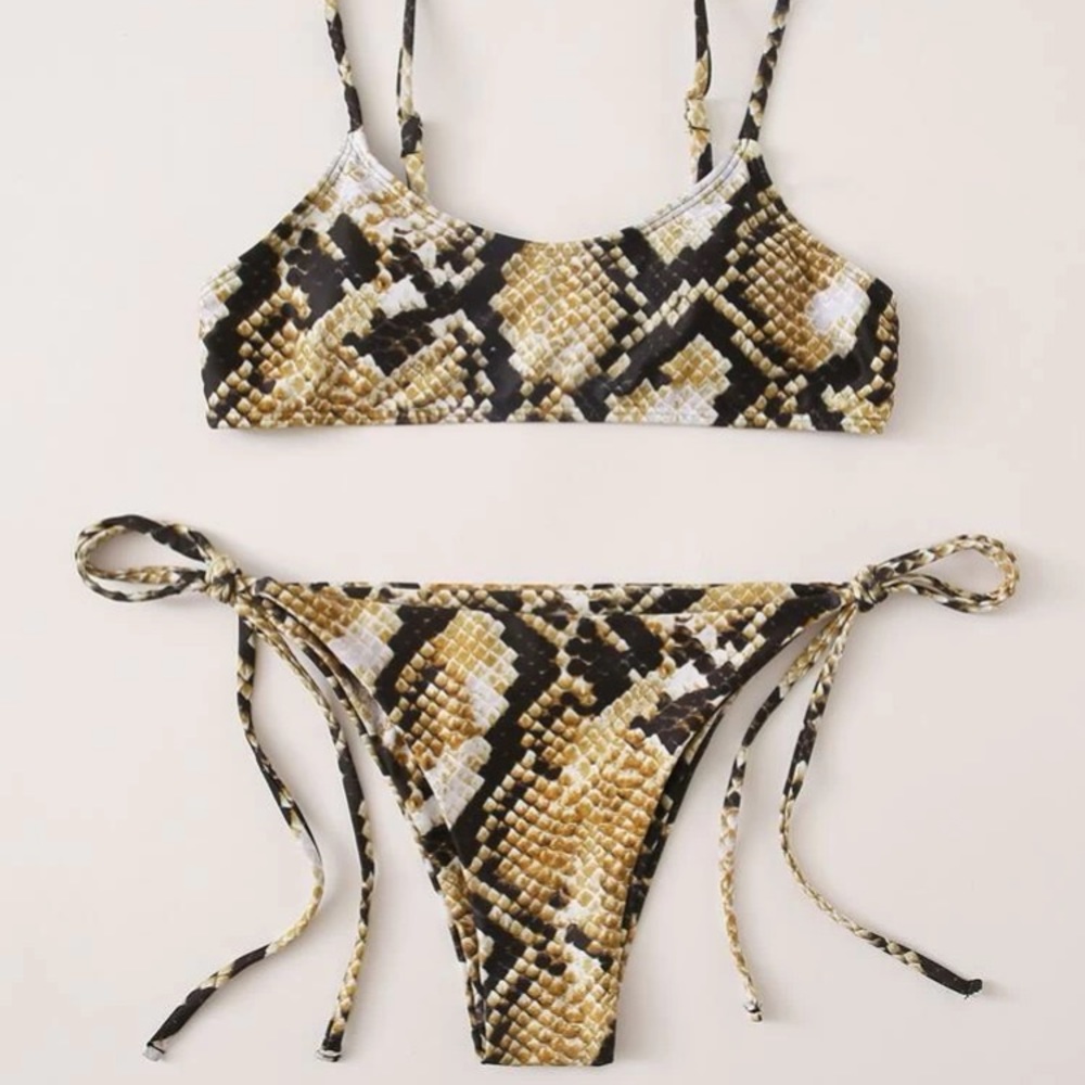 SIZE SMALL BRAND NEW NEVER WORN SHEIN SNAKE SWIMSUIT